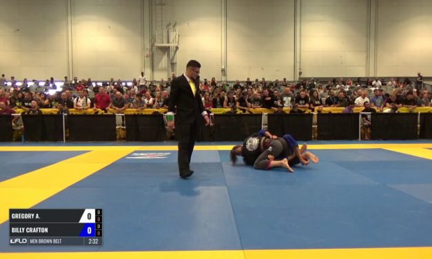Billy Crafton vs Gregory A at the 2017 IBJJF World Master Jiu Jitsu Championship